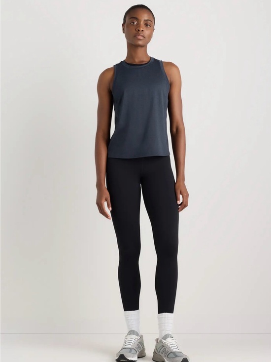 Quince Tops - Quince Flow Knit Ultra Soft Performance Tank Top Navy Medium
